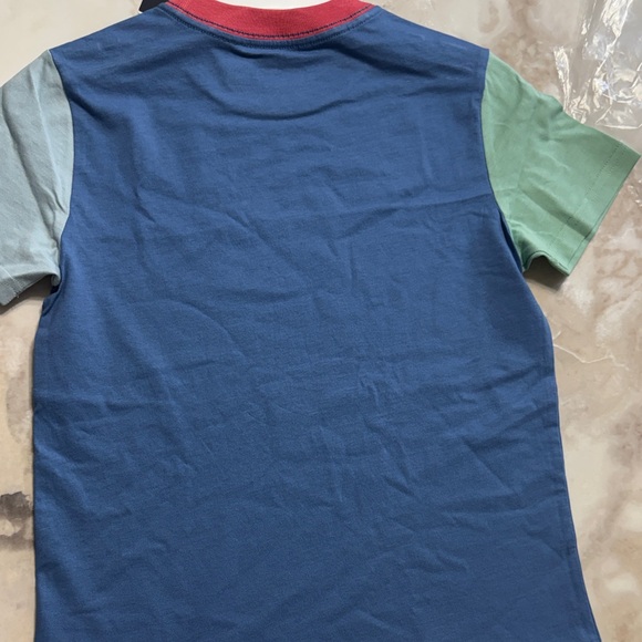 Polo by Ralph Lauren Kids Blue and Red Short Sleeve Tee - Picture 2 of 3